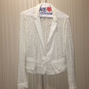 lace blazer